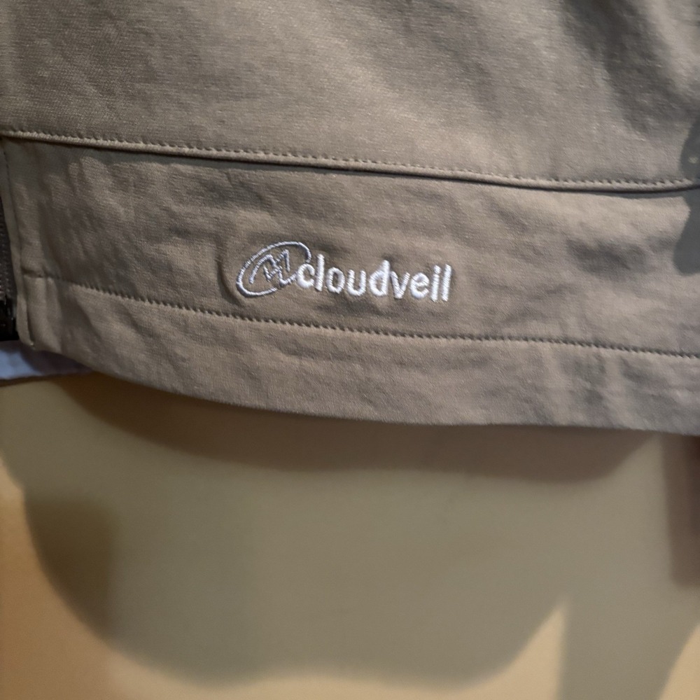 Cloudveil Softshell Jacket Womens Large Brown Ful… - image 3